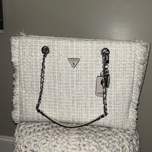 Cessily tweed tote Guess bag